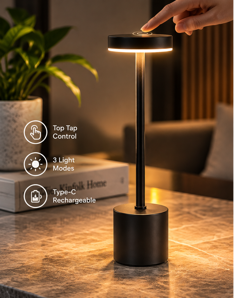 Touch-Control H-Shape Table Lamp 💡